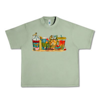 Oil Green teacher fuel coffee cups Urban Heavy Tee - texasbilliewilder
