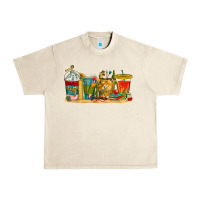 Sandshell teacher fuel coffee cups Urban Heavy Tee - texasbilliewilder