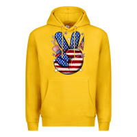 Lemon peace 4th july Premium Hoodie - NancyCooperArtShop