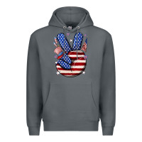 Rock peace 4th july Premium Hoodie - NancyCooperArtShop