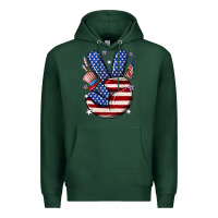 Sports Green peace 4th july Premium Hoodie - NancyCooperArtShop
