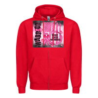 Red breast cancer Zipper Hoodie - JahusDesignShop