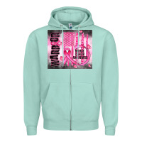 Seafoam breast cancer Zipper Hoodie - JahusDesignShop