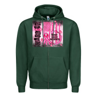 Sports Green breast cancer Zipper Hoodie - JahusDesignShop