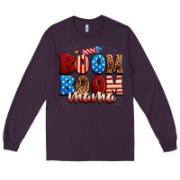 Plum Boom boom mama Long Sleeve Tee - Neo Western