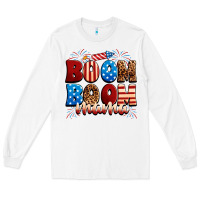 White Boom boom mama Long Sleeve Tee - Neo Western