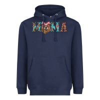 Navy mama with bear Heavyweight Hoodie - Artiststas