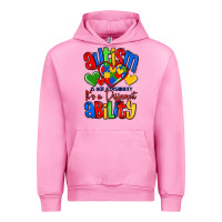 Fuchsia Pink autism is not a disability it's a different abilit Urban Hoodie - LillyAllenDesigns