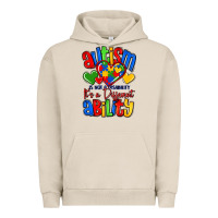 Pigment French Oak autism is not a disability it's a different abilit Urban Hoodie - LillyAllenDesigns