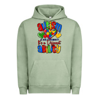 Pigment Oil Green autism is not a disability it's a different abilit Urban Hoodie - LillyAllenDesigns