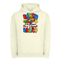 Pigment Pistachio autism is not a disability it's a different abilit Urban Hoodie - LillyAllenDesigns
