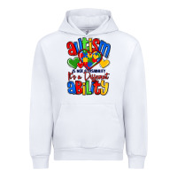 White autism is not a disability it's a different abilit Urban Hoodie - LillyAllenDesigns