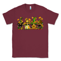 Burgundy sunflower gnomies Classic Tee - FaDigitalArtStudio