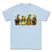 Dusty Blue sunflower gnomies Classic Tee - FaDigitalArtStudio