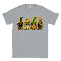Heather Grey sunflower gnomies Classic Tee - FaDigitalArtStudio