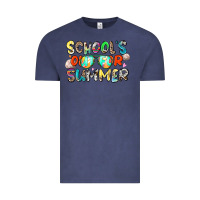 Vintage Denim school's out for summer Vintage Tee - Zillion Design Studio