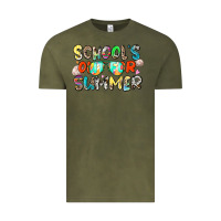 Vintage Olive school's out for summer Vintage Tee - Zillion Design Studio