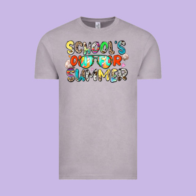 School's Out For Summer Vintage Tee Designed By Zillion Design Studio