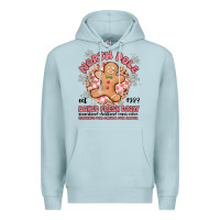 Blue Mist north pole baked fresh daily Premium Hoodie - MaliasSmallBusiness