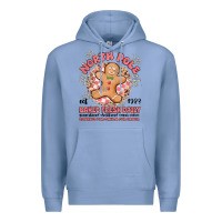Colony Blue north pole baked fresh daily Premium Hoodie - MaliasSmallBusiness
