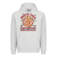 Dove Grey north pole baked fresh daily Premium Hoodie - MaliasSmallBusiness