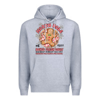 Heather Grey north pole baked fresh daily Premium Hoodie - MaliasSmallBusiness