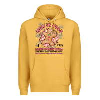 Mustard north pole baked fresh daily Premium Hoodie - MaliasSmallBusiness
