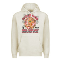 Oatmeal Heather north pole baked fresh daily Premium Hoodie - MaliasSmallBusiness