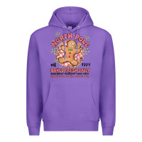 Purple north pole baked fresh daily Premium Hoodie - MaliasSmallBusiness