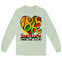 Matcha juneteenth 1865 graffiti Long Sleeve Tee - HRA Design Shop
