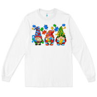 White autism gnomes Long Sleeve Tee - AdoDesignShop