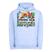Pigment Grape Ice i love someone with autism Urban Hoodie - LillyAllenDesigns