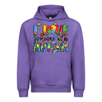 Tulip i love someone with autism Urban Hoodie - LillyAllenDesigns