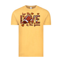 Vintage Mustard for the love of the game football Vintage Tee - texasbilliewilder