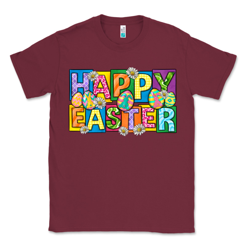 Happy Easter With Eggs Classic Tee by Neo Western | Teevron