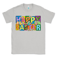 Moon Dust happy easter with eggs Classic Tee - Neo Western