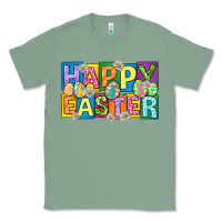 Sage happy easter with eggs Classic Tee - Neo Western