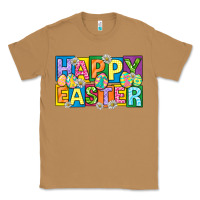 Toasted Coconut happy easter with eggs Classic Tee - Neo Western