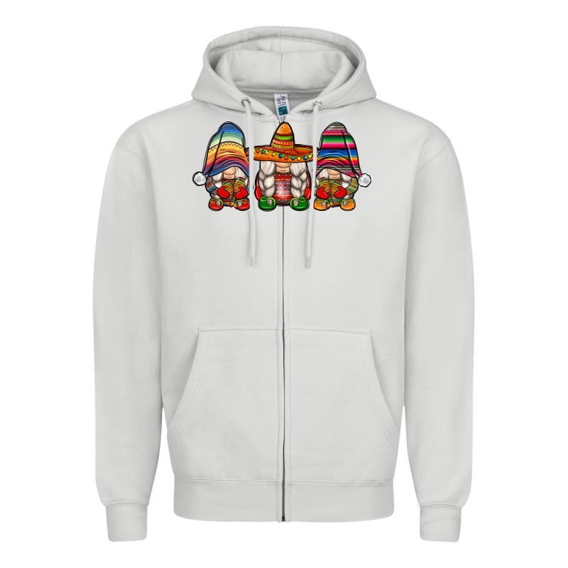 Mexican Gnomes Zipper Hoodie by JahusDesignShop | Teevron
