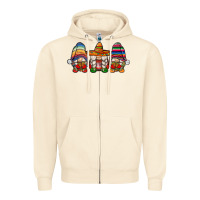 Sandshell mexican gnomes Zipper Hoodie - JahusDesignShop