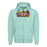 Seafoam mexican gnomes Zipper Hoodie - JahusDesignShop