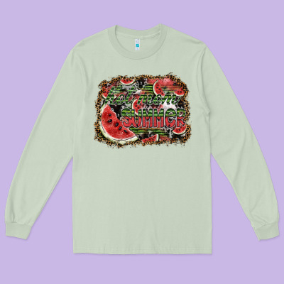 Hot Mom Summer Long Sleeve Tee Designed By Sublimationcraftshop