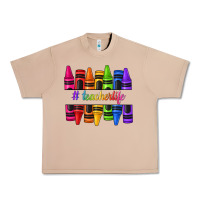 Burro teacher life crayons Urban Heavy Tee - texasbilliewilder