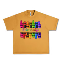 Peanut Butter teacher life crayons Urban Heavy Tee - texasbilliewilder