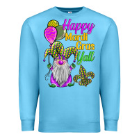 Ocean Blue happy mardi gras y'all Premium Sweatshirt - BarkalooDesign