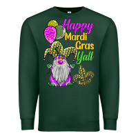 Sports Green happy mardi gras y'all Premium Sweatshirt - BarkalooDesign