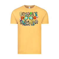 Vintage Mustard school's out for summer teacher life Vintage Tee - Zillion Design Studio