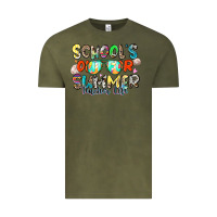 Vintage Olive school's out for summer teacher life Vintage Tee - Zillion Design Studio