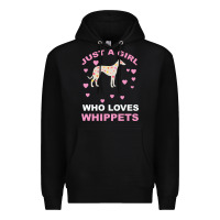 Just A Girl Who Loves Whippets Premium Hoodie | Teevron