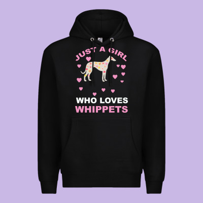 Just A Girl Who Loves Whippets Premium Hoodie Designed By Bettercallsaul
